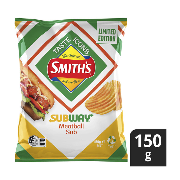 Smith's Subway Meatball Melt Taste Icons | 150g