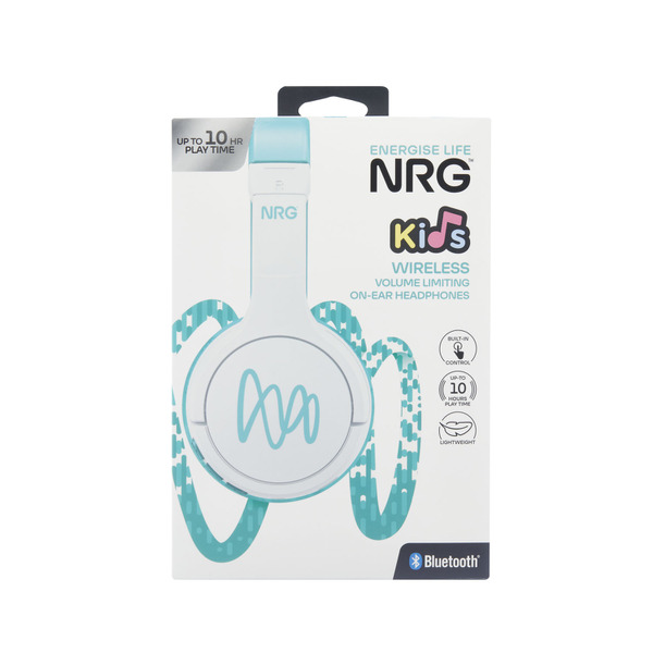 NRG Kids Volume Limiting Wireless Headphone 1 each