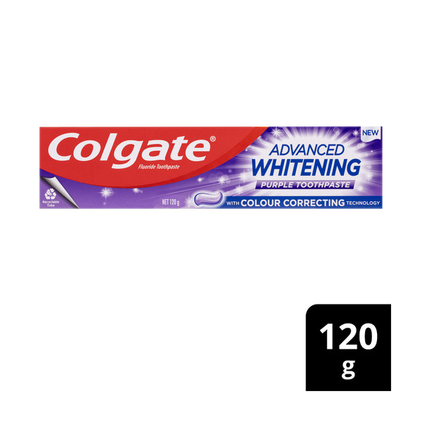 Colgate Advanced Whitening Purple Toothpaste