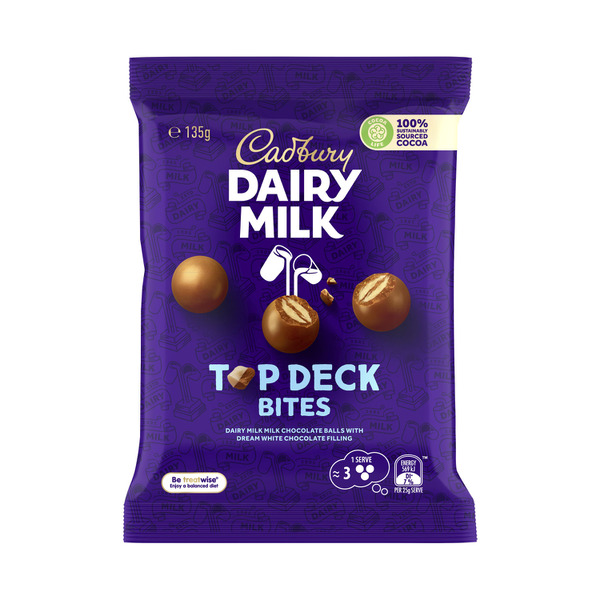 Cadbury Dairy Milk Top Deck Chocolate Bites