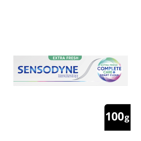 Sensodyne Complete Care and Smart Clean Extra Fresh Sensitive Toothpaste