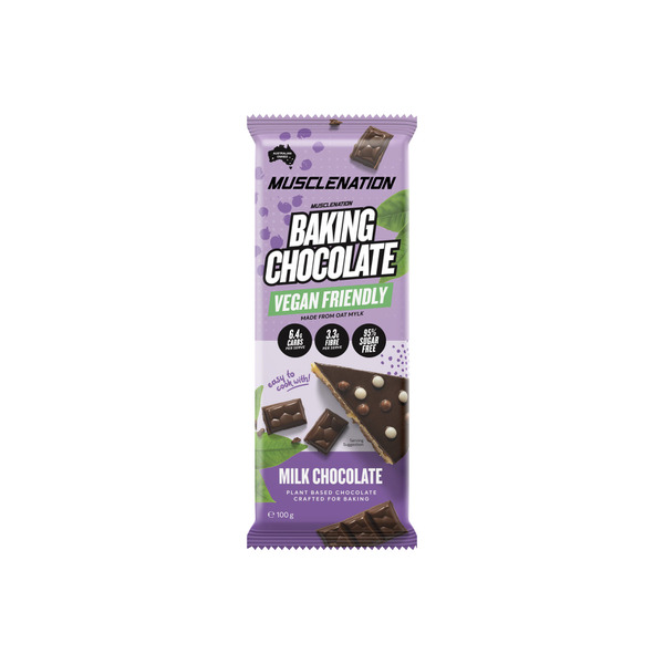 Buy Muscle Nation Vegan Baking Chocolate Block 100g | Coles