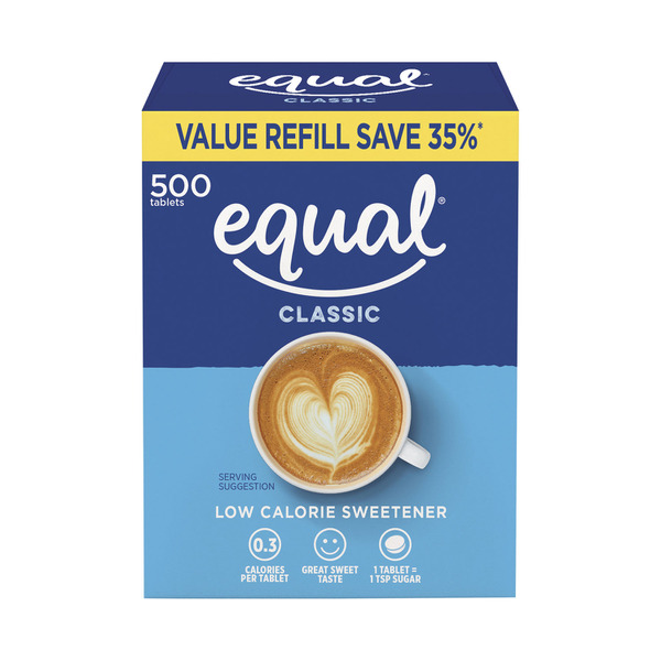 Calories in Equal Sweetener Tablets Refill