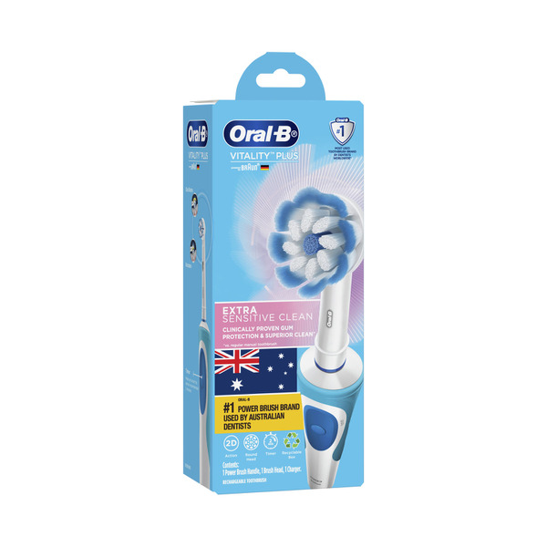 escort Vochtig Opname Buy Oral B Vitality Eco Box Electric Toothbrush Extra Sensitive 1 pack |  Coles