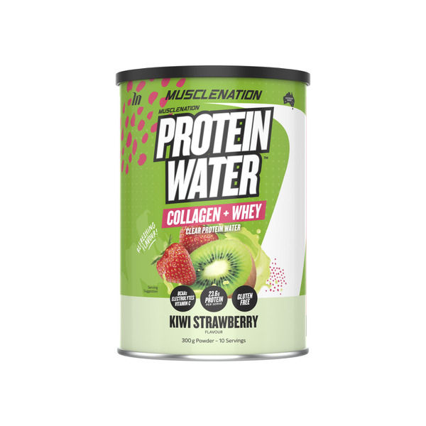 Muscle Nation Protein Water Kiwi Strawberry 300g