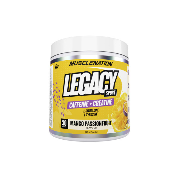 Muscle Nation Legacy Sport Mango Passion Passionfruit 225g