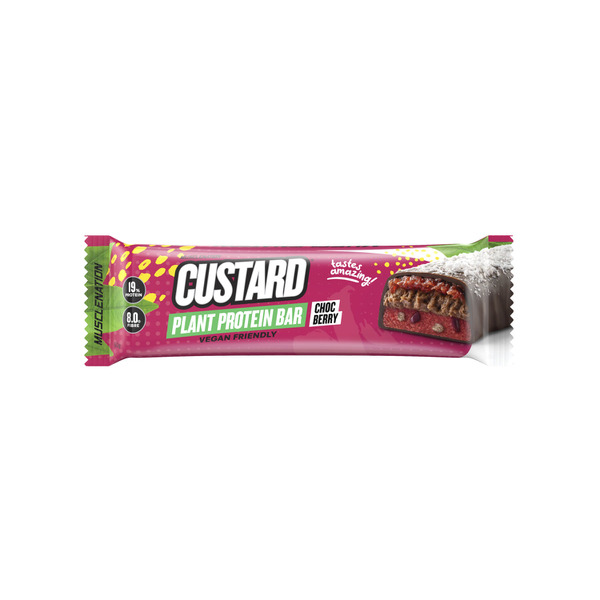 Muscle Nation Custard Plant Protein Bar Choc Berry