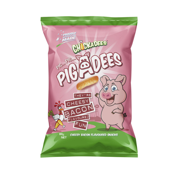Pigadees Cheese & Bacon | 80g