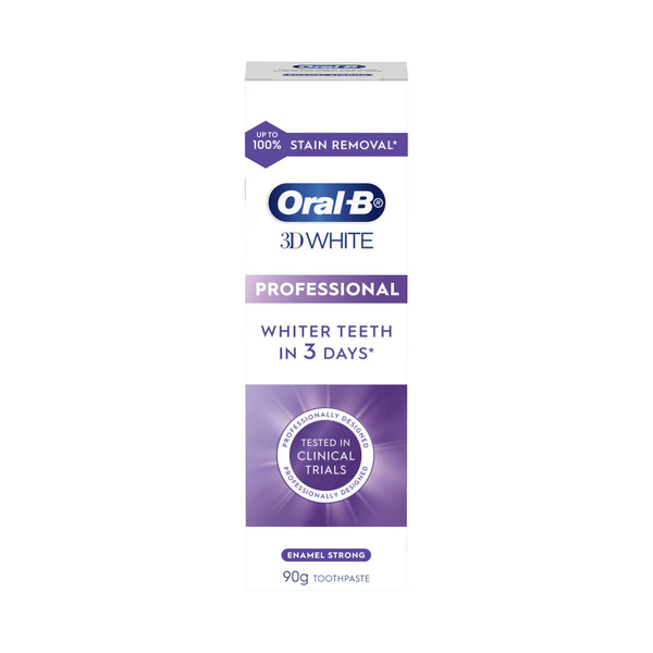 Oral B 3D White Professional Strong Enamel Toothpaste