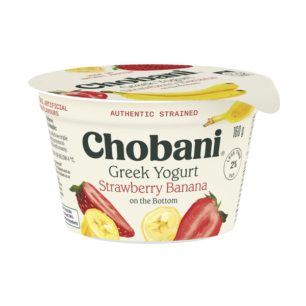 Chobani Greek Yogurt Strawberry Banana | 160g