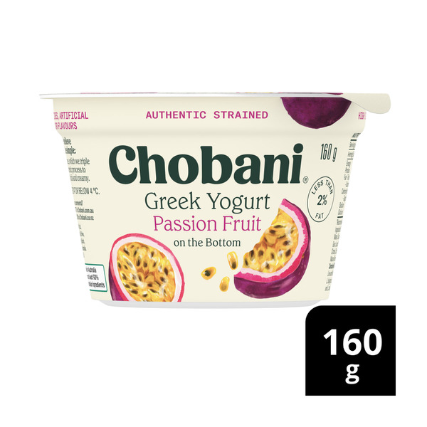 Chobani Greek Yogurt Passionfruit