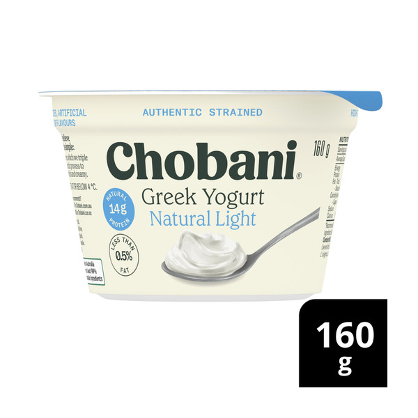 Chobani Greek Yogurt Natural Light