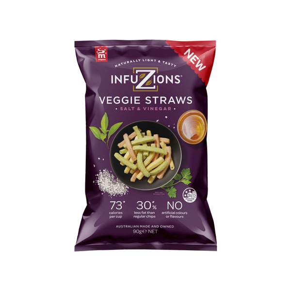 Infuzions Veggie Straws Salt & Vinegar