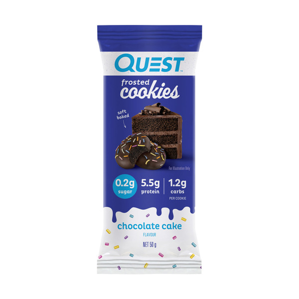 Quest Frosted Cookies Chocolate Cake Flavour 50g