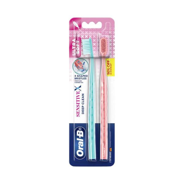 Oral B Toothbrush Sensitive X Deep Clean