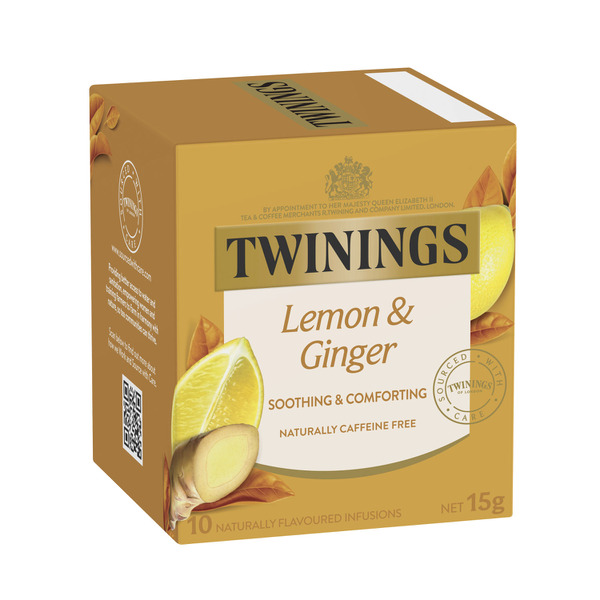 Twinings Lemon & Ginger Infusions Tea Bags