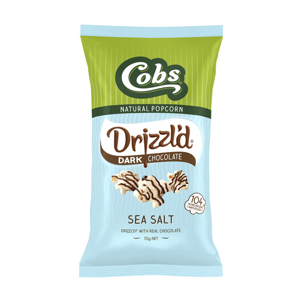 Cobs Drizzld Popcorn Dark Salt