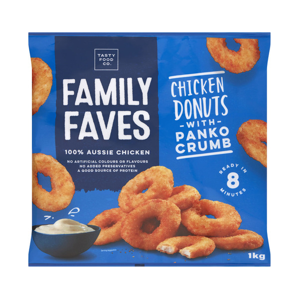 Calories in Family Faves Panko Crumb Chicken Donut