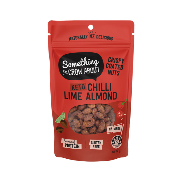 Something To Crow About Crispy Coated Nuts Chilli Lime Almonds