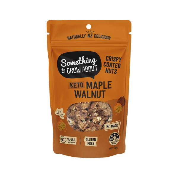 Something To Crow About Crispy Coated Nuts Maple Walnut