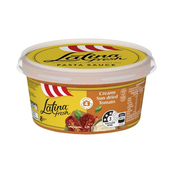 Buy Latina Fresh Creamy Sundried Tomato Pasta Sauce 425g | Coles