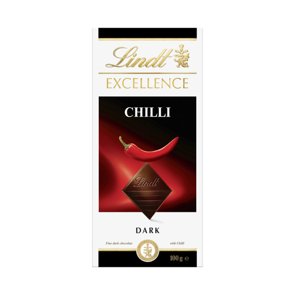 Lindt Excellence Chilli Dark Chocolate Block