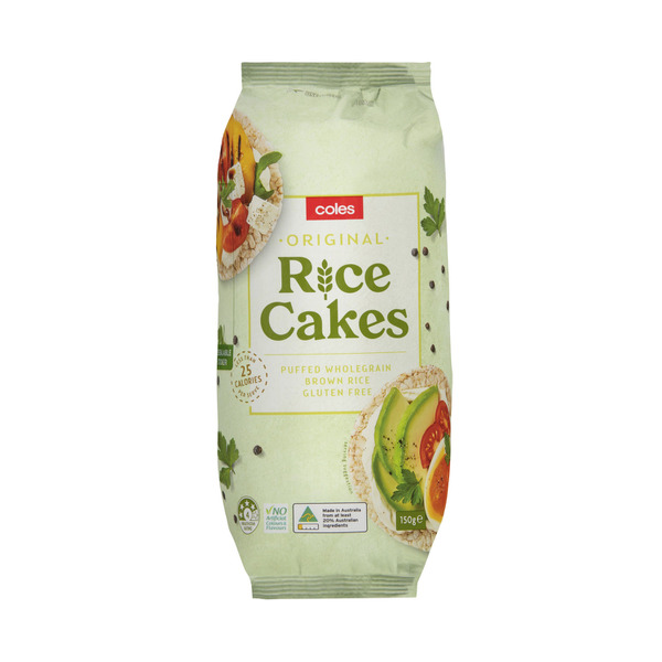 Calories In Coles Thin Rice Cakes Natural Calcount