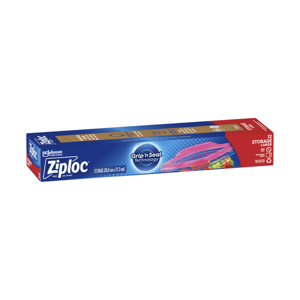Ziploc Storage Bags Large Resealable Food Storage