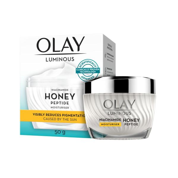 Olay Luminous Niacinamide Honey Peptide Moisturiser