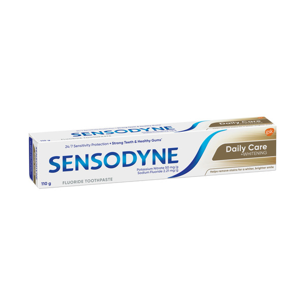 Sensodyne Sensitive Teeth Pain Daily Care + Whitening Toothpaste