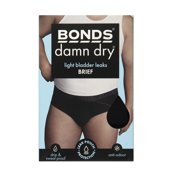 Buy Bonds Womens Damn Dry Underwear Midi Size 12 1 pack