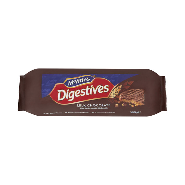 McVitie's Digestives Milk Chocolate Wheat Biscuits | 300g