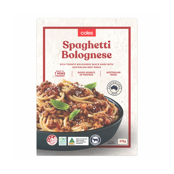 Frozen Convenience Meal Spaghetti Bolognese