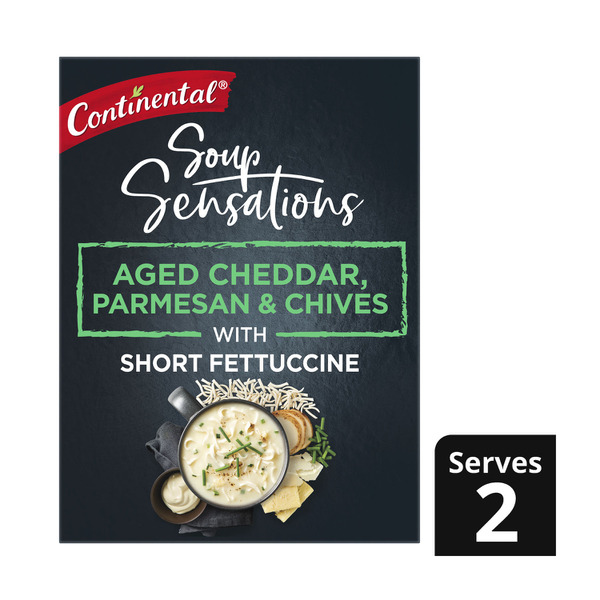 Continental Sensations Cup-A-Soup Aged Cheddar And Parmesan 2s