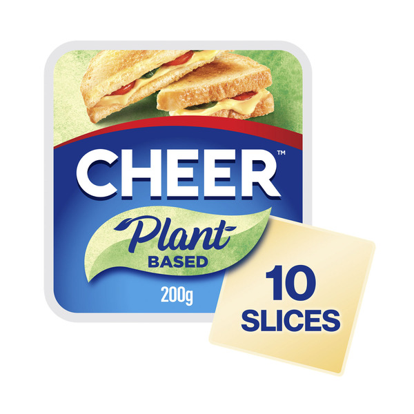 Buy Cheer Plant Based Sliced Cheese 200g | Coles