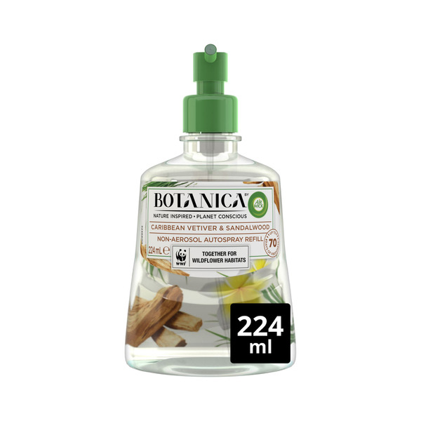 Botanica Caribbean Vetiver & Sandalwood Automatic Air Freshener Refill