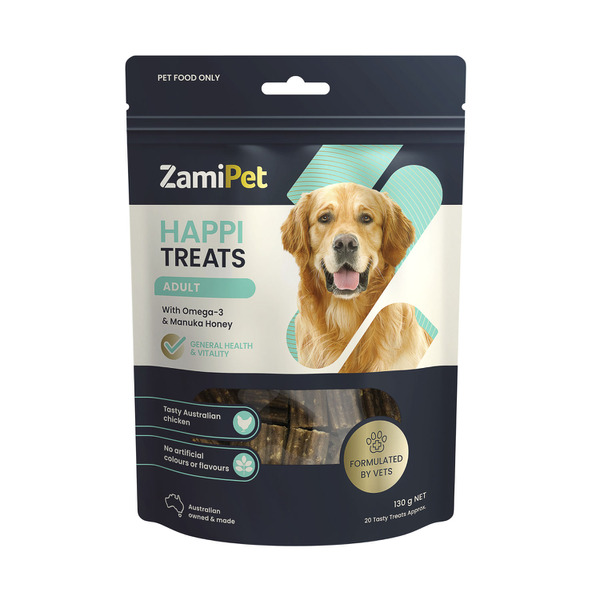 Buy Zamipet Happitreats Adult Dog Treat 130g Coles