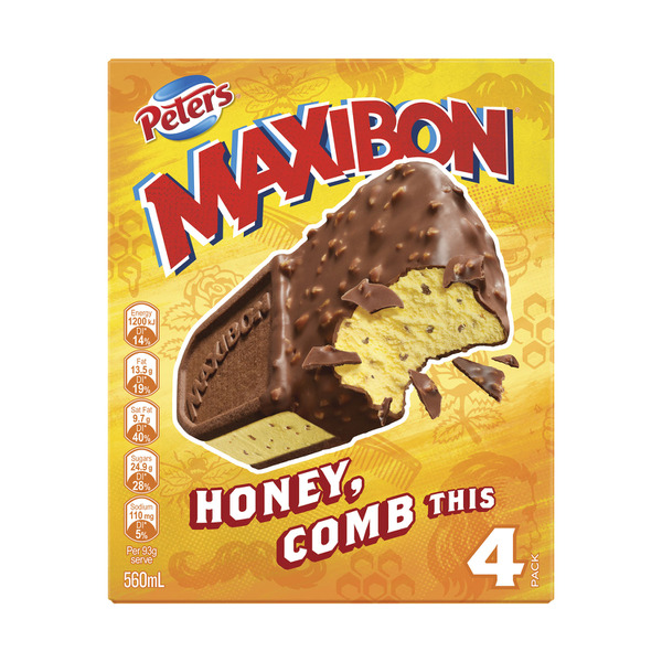 Maxibon Honeycomb This Ice Cream 4 Pack