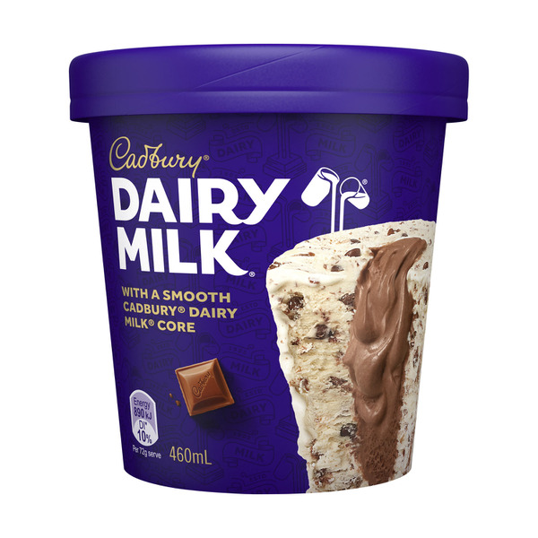 Cadbury Dairy Milk Vanilla Ice Cream 460mL