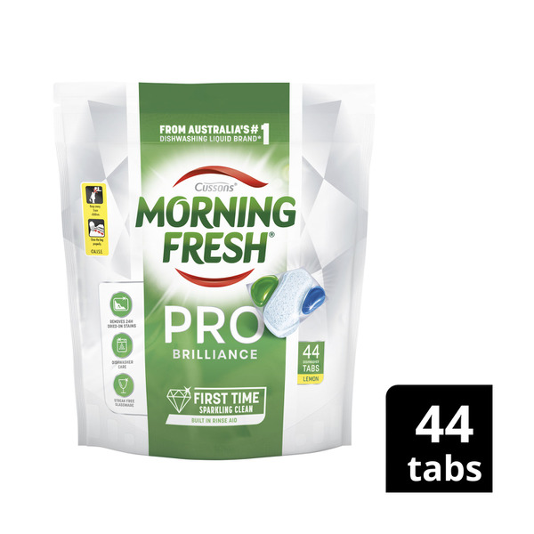 Morning Fresh Pro Brilliance Dishwasher Tablets Dishwashing Tabs Auto Dishwash