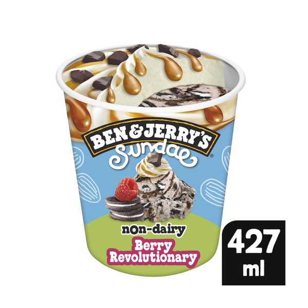 Ben & Jerrys Non Dairy Berry Revolutionry Sundae