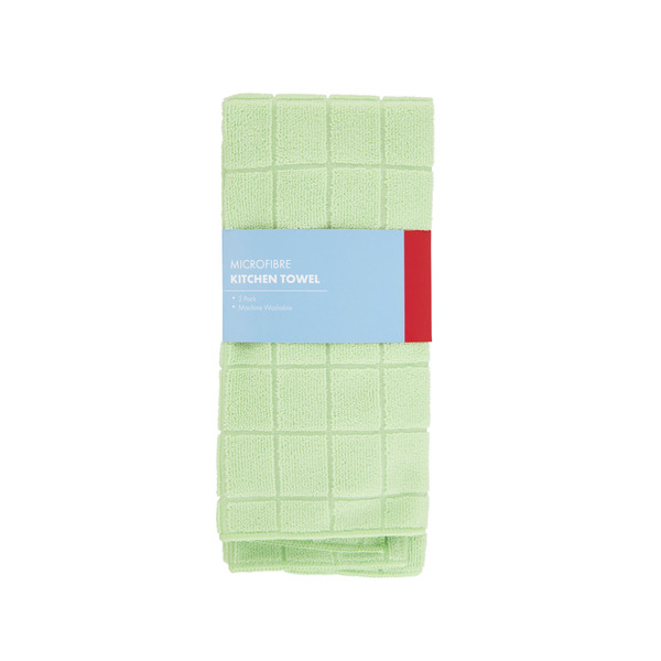 Buy Microfiber Kitchen Towel 2 pack | Coles