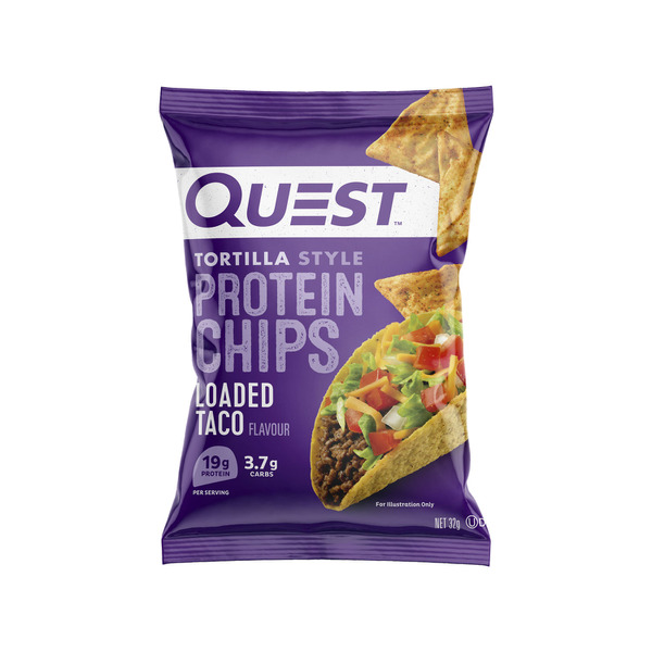 Quest Tortilla Style Protein Chips Loaded Taco 32g