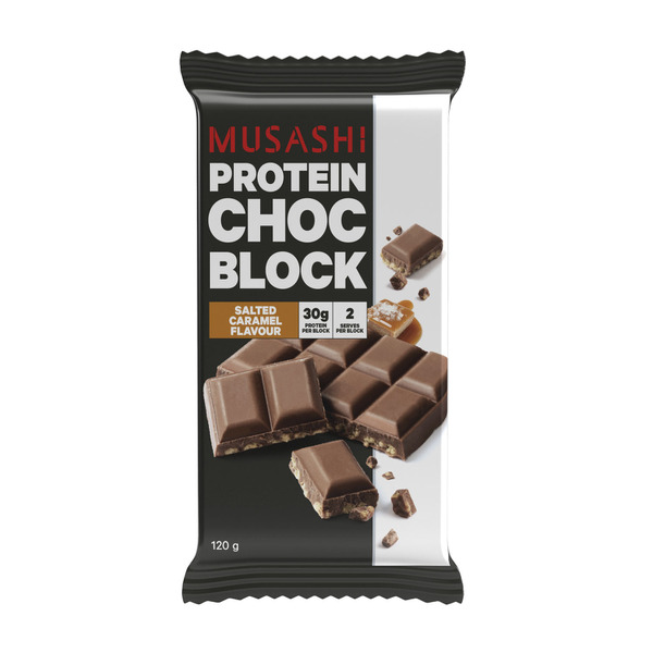 Musashi Protein Choc Block Salted Caramel