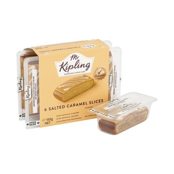 Mr Kipling Salted Caramel Slice 6 Pack