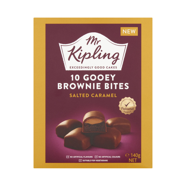 Mr Kipling Signature Choc Caramel Bites 10 Pack