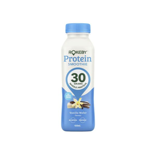 Buy Rokeby Farms Protein Smoothie Vanilla Wafer 425mL | Coles