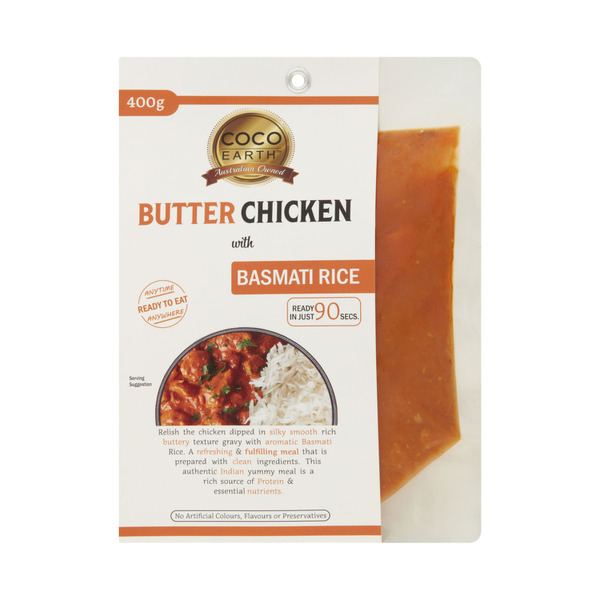 Coco Earth Butter Chicken With Basmati Rice