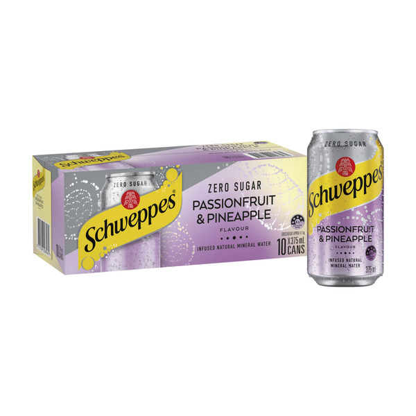 Sparkling Water Passionfruit Pineapple 10x375mL