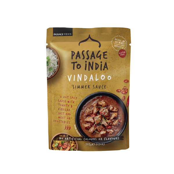 Passage Foods Passage to India Vindaloo Simmer Sauce Pouch